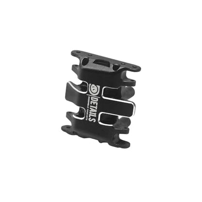 Hobby Details Aluminum Rear Axle Gear Box Skid Link Wheel Upgrade Set for 1/30 Axial SCX30 Jeep Wrangler RC Cars, Black and Gold (Aluminum Skid) - color: Aluminum Skid