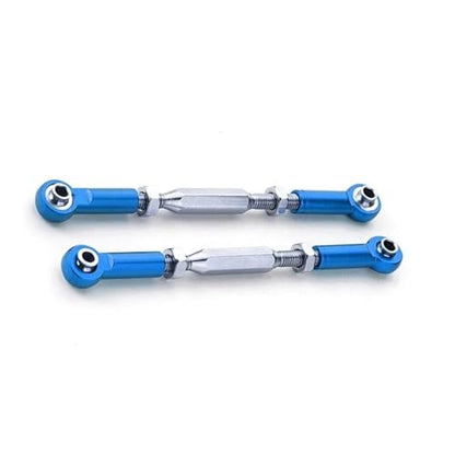 RC Links Linkage for TRAXXAS for Slash 4x4 1/10 rc Cars Part Aluminum Alloy Stronger Steering Link Rod Linkage Tie(Dark Blue) - color: Dark Blue