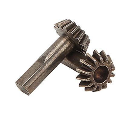 RC Bevel Gear, 2pcs Durable Iron Bevel Gears for 1/10 Scale RC Crawler Parts, Off-Road Hobbyists and Repair Enthusiasts