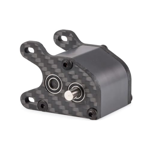 Ultralight Dual Motor Transmission 62g Aluminum LCG Transmission Gearboxes 48P Overdrive Dig Tiny Gearbox for 1/10 RC Crawler LCG Cheater Rig (Gray) - color: Gray