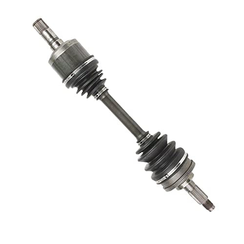 Detroit Axle - Front Left Driver Side CV Axle Shaft Assembly Replacement | for 1988-1992 Ford Probe Mazda 626 MX-6 - size: 52_AX/Single