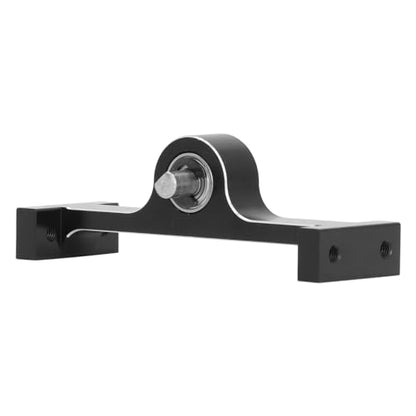 RC Transfer Case Crawler Transmission Gearbox Upgrade Parts with 5mm Steel D Shaped Shaft for 1/10 RC Crawler Sturdy Aluminum Alloy RC Transmission Gearbox for Racing (Black) - color: Black
