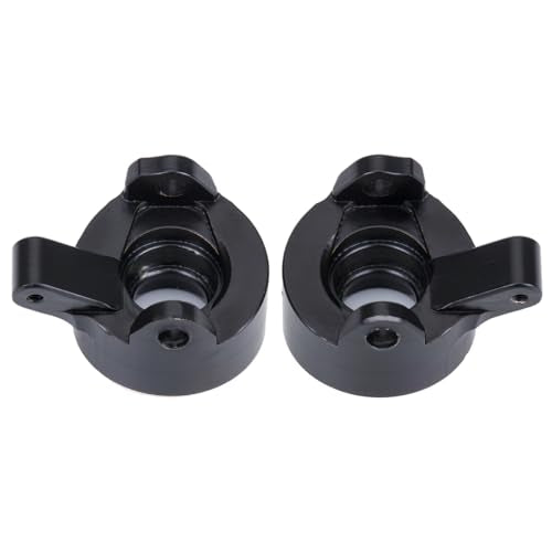 Brass Steering Knuckles Set for Axial SCX30 1/30 RC Crawler, Left & Right Pair with Bearings and Screws, 11.7g