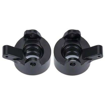Brass Steering Knuckles Set for Axial SCX30 1/30 RC Crawler, Left & Right Pair with Bearings and Screws, 11.7g