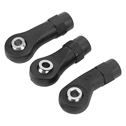 30pcs Linkage Rod End for Trax TRX4 1/10 RC Crawler,Ball Joint Head Link Rod End Set,RC Rod Ends with 3mm Ball Hole,Durable Plastic Steel RC Link Ends Replacement Part