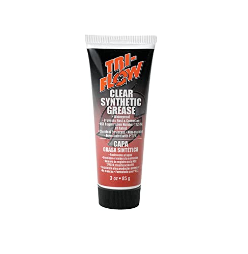 Tri-Flow TF23004 Clear Synthetic Grease - 3 oz. Tube , Red | bike-greases