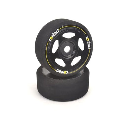 Contact GT8/Rally 1/8 On Road Foam GT Tires 40 Shore Black Rims CONJB40B Y