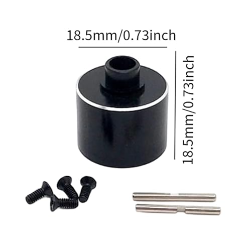 harayaa RC Car Diff Case Set Metal Diff Case Gear 1/12 Multifunction Sturdy Differential