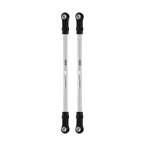 INJORA Stainless Steel Builders Links with Rod Ends for TRX4 SCX10 1/10 RC Crawler Car Upgrade(135mm) - size: 135mm