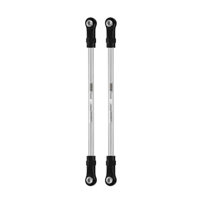 INJORA Stainless Steel Builders Links with Rod Ends for TRX4 SCX10 1/10 RC Crawler Car Upgrade(135mm) - size: 135mm