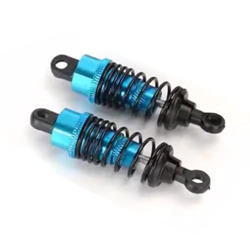 RC Repairs Components for Tamiya for Tt-01 1/10 4Pcs 58mm Aluminum Alloy Shock Absorbers Damper Set Rc Car Upgrade Parts Repair Spare Toy Models - color: Blue