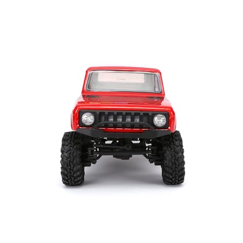 Redcat Racing Ascent-18 Scout II Brushless, 1/18 Scale RC Crawler, 4WD Remote Control Car, Aluminum Chassis, Red/Gold Dust
