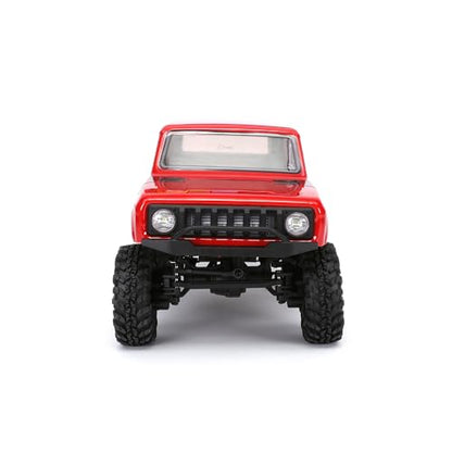Redcat Racing Ascent-18 Scout II Brushless, 1/18 Scale RC Crawler, 4WD Remote Control Car, Aluminum Chassis, Red/Gold Dust