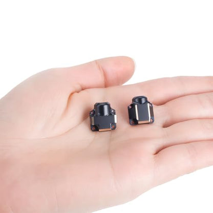 Brass Front & Rear Differential Cover Set for 1/30 Scale RC Crawler, CNC Machined Axle Diff Covers with Mounting Screws