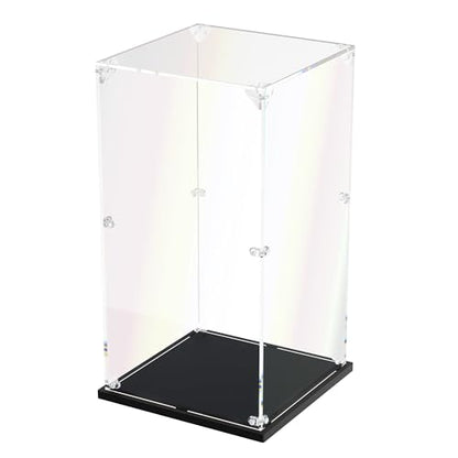 Clear Acrylic Display Case ,Self-Assemble Showcase for Collectibles, Action Figures, Dolls- Alternative Glass Box for Commemorative Gifts (7.84x7.84x15.74 inch, 20*20*40 cm) - size: 7.84x7.84x15.74 inch, 20x20x40 cm