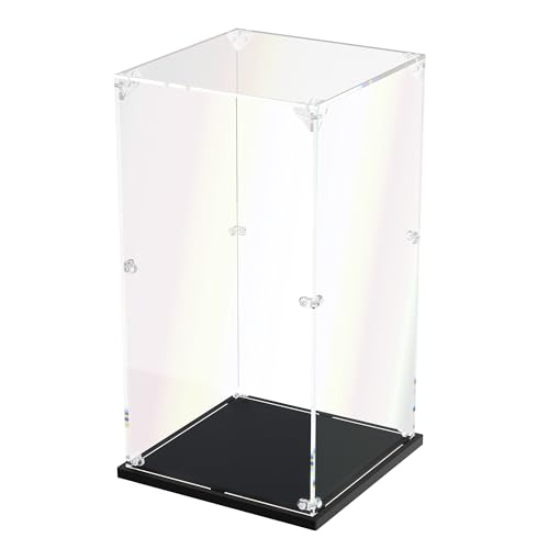 Clear Acrylic Display Case ,Self-Assemble Showcase for Collectibles, Action Figures, Dolls- Alternative Glass Box for Commemorative Gifts (7.84x7.84x15.74 inch, 20*20*40 cm) - size: 7.84x7.84x15.74 inch, 20x20x40 cm