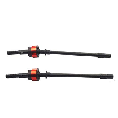 2PCS Vgoohobby Hard Steel CVD Drive Shaft Front Axle Dogbone Hop-Up Parts Compatible with Axial SCX10 1/10 RC Climbing Car Crawlers Buggy