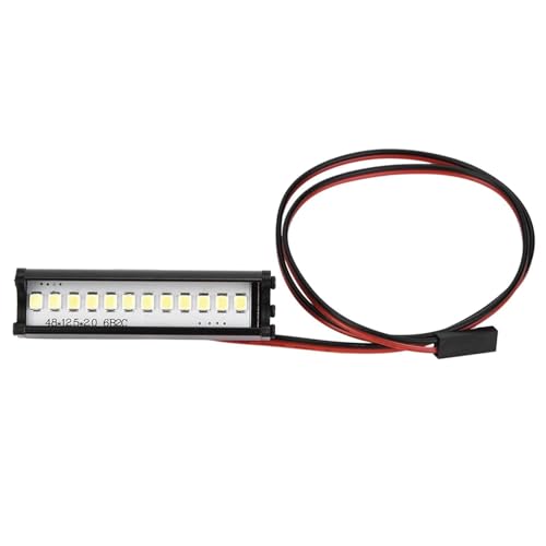 RC Crawler LED Light Bar, 55mm LEDs Lamp Upgrade Parts for 1/10 Remote Control Car Part