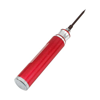 ShareGoo 6 in 1 Hex Screwdriver, Multi-Function Screw Driver 1.5/2.0/2.5/3.0mm 0#+ 1#- Repair Tool Kit Compatible with HSP Tamiya Arrma Axial Traxxas RC Car RC Drone Airplanes (Red) - color: Red