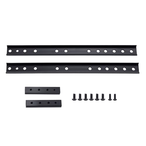 Axial Steel Chassis Frame Rails 6X6 for SCX10 90046 90047 1/10 RC Crawler Car Parts