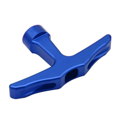 Alloy CNC Pull Starter Handle for Zenoah CY Rovan TSRC Engine (Blue) | for 1/5 Hpi Rofun Km Baja Lois 5ive-T FG GoPed Redcat Rc Car Parts - color: Blue