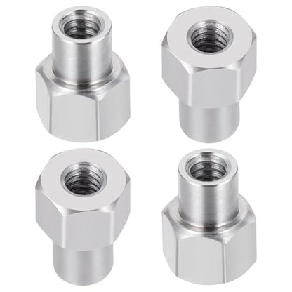 12Pcs 2/3/5mm Long Wheel Nuts M2 | For Axial AX24 SCX24 1/24, RC Crawler Car, Upgrade Parts