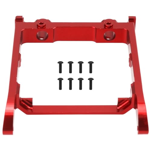 Aluminum Alloy Front Bumper Mount Compatible with MN MN128 MN86 MN86S MN86K MN86KS 1/12 RC Crawler Upgrade Parts (Red) - color: Red