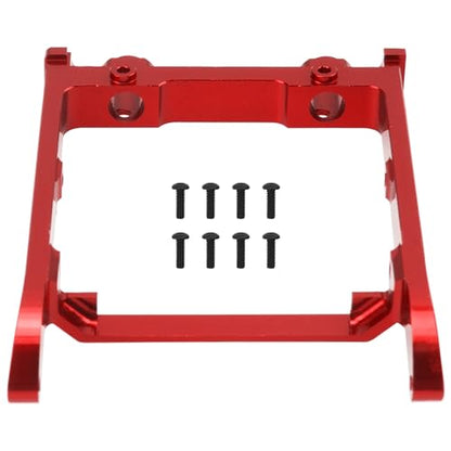 Aluminum Alloy Front Bumper Mount Compatible with MN MN128 MN86 MN86S MN86K MN86KS 1/12 RC Crawler Upgrade Parts (Red) - color: Red