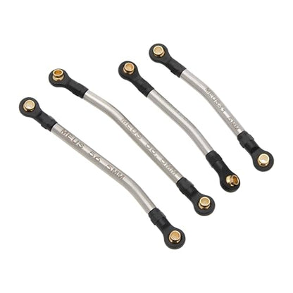 MEUS RACING TRX4M Links Aluminum High Clearance Links Set for Traxxas 1/18 TRX4M Defender Bronco RC Crawler (Silver, Defender Bronco)