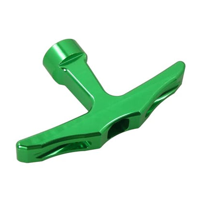 Alloy CNC Pull Starter Handle for Zenoah CY Rovan TSRC Engine (Green) | for 1/5 Hpi Rofun Km Baja Lois 5ive-T FG GoPed Redcat Rc Car Parts - color: Green