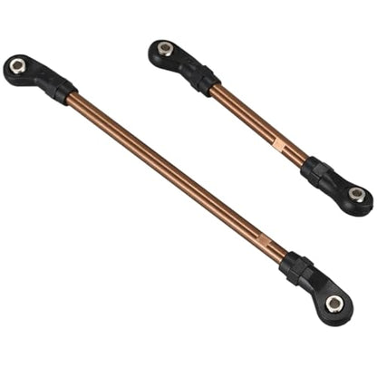 RC Models Parts For Traxxas For TRX4 For TRX-4 10Pcs/Set Metal 1/10 RC Crawler 324mm Wheelbase Unassembled Link Set Plastic Rod End(Black) - color: Black