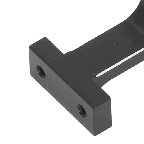Keenso 70mm Aluminum Alloy Transfer Case Transmission Gearbox for 1/10 RC Crawler with D Shaped Shaft, Efficient Power Transfer, SCX10 III, Gen8 (Black - color: Black