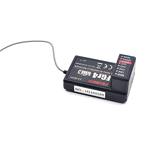 Flysky Noble NB4 Pro Receiver FS-FGR4 Receiver V2 4CH AFHDS3 2.4Ghz for Rc Car, Rc Truck, Rc Crawler and Rc Boat (FS-FGR4 Receiver) - style: FS-FGR4 Receiver