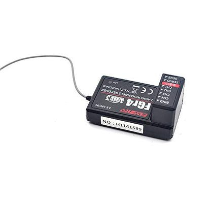 Flysky Noble NB4 Pro Receiver FS-FGR4 Receiver V2 4CH AFHDS3 2.4Ghz for Rc Car, Rc Truck, Rc Crawler and Rc Boat (FS-FGR4 Receiver) - style: FS-FGR4 Receiver