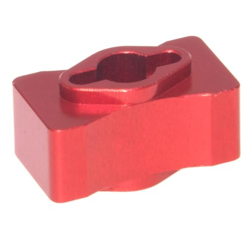 Differential Locker Spool Compatible with Team Associated DR10 DR-10 Upgrade Drag Race Rc Car Diff Lock Straight Shaft Aluminum Alloy Part(Red) - color: Red
