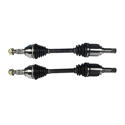 Front CV Axle Shaft Assembly Set 2 Pieces FWD & AWD Compatible with Cadillac SRX 2010-2016 3.0L & 3.6L, Front Left Right CV Axle Joint Driver Passenger Side - size: NCV10079_NCV10080/Pair