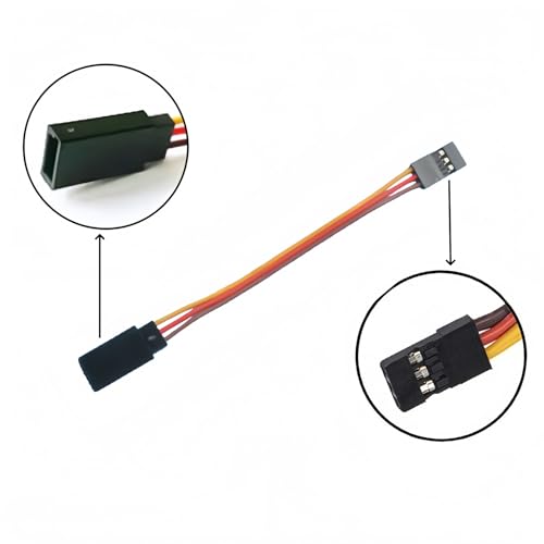 3-Pin Servo Extension Cable,Wire Cord Female to Male Lead Wire Connector JR for RC Car Airplanes Remote Control 15 Pieces