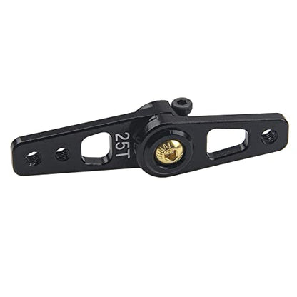 1Pcs Vgoohobby Metal 25T Servo Horn Adjustable 25 Teeth Steering Servo Arm Server Compatible with Axial SCX10 90046 Recat HSP Traxxas TRX-4 1/10 RC Crawler Car Airplane Boat