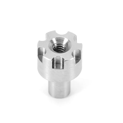 INJORA M2 Wheel Nuts 8.5mm Stainless Steel Nuts 4PCS for 1/24 RC Crawler Axial SCX24 AX24 Upgrade - size: 8.5mm