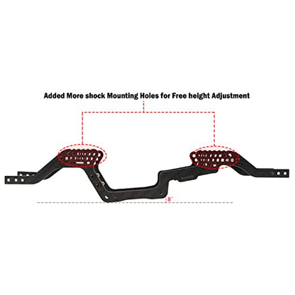 MEUS RACING TRX4M LCG Chassis Carbon Fiber Frame for TRX4M Defender/Bronco 1/18 RC Crawler Car Upgrades Parts
