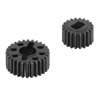 FILFEEL 2PCS Alloy Portal Gear Set 28T 20T Compatible with VS4-10 Phoenix Axle Low Noise Quick Assembly Precise Fit RC Crawler Replacement Kit