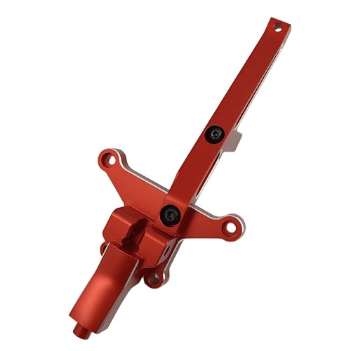 Aluminum Front Chassis Brace for 1/8 Sledge 4WD RC Truck (Red) | Alloy,95076-4,9520,Monster Truck,Upgrade Parts,CNC Machined,High Strength,Precision Fit,Wear Resistant - color: Red
