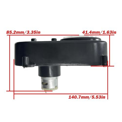 12Volt 24Volt Steering Wheel Motor Gearbox for Kid's Power Wheels Ride on Toys Car Upgrade,Children Trail Gear Power Steering Wheel Motor Replacement Parts Accessories,12V&18V&20V&24V (24V NO.6)