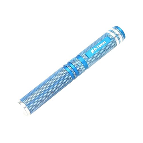 0-14mm Aluminum Alloy Expanding Hole Puncher Reamer Tool with Protective Sleeve for RC Model Body Connector Blue Reamer Tool