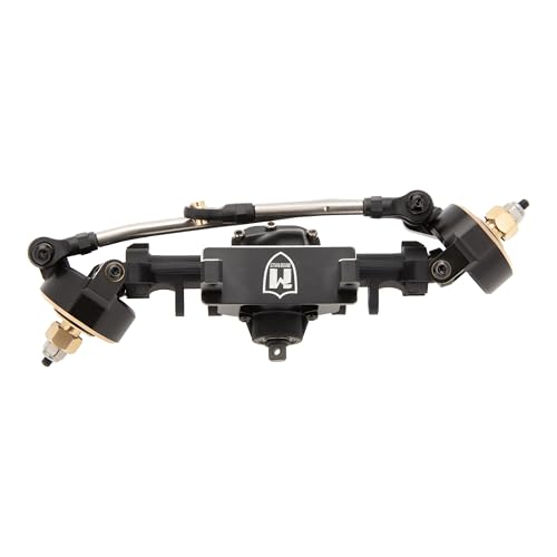 MEUS RACING Nylon TRX4M Axles with Isokinetic 3-Section CVD for Traxxas TRX4M Bronco/Defender/High Trail K10/ F150 1/18 RC Crawler Upgrade, +5mm Widened and 52° Max. Steering Angle