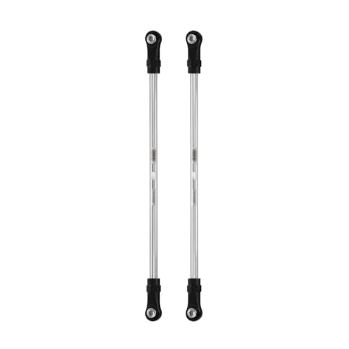 INJORA Stainless Steel Builders Links with Rod Ends for TRX4 SCX10 1/10 RC Crawler Car Upgrade(165mm) - size: 165mm