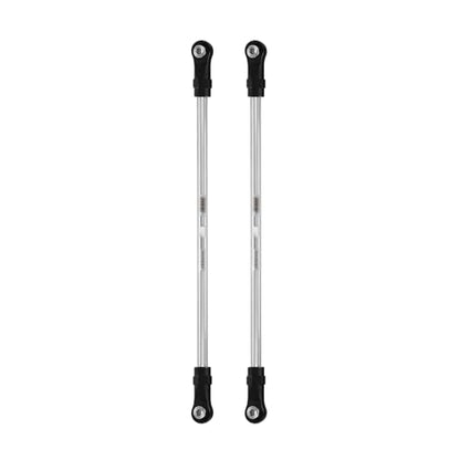 INJORA Stainless Steel Builders Links with Rod Ends for TRX4 SCX10 1/10 RC Crawler Car Upgrade(165mm) - size: 165mm