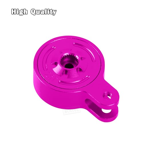 RC Aluminum Fixed Link Steering Servo Saver Upgrades Part for 1/8 Typhon 3S BLX 1/10 Big Rock Granite Senton 3S BLX Kraton Outcast 4S BLX,Pink - color: Pink - (Upgrades Part)