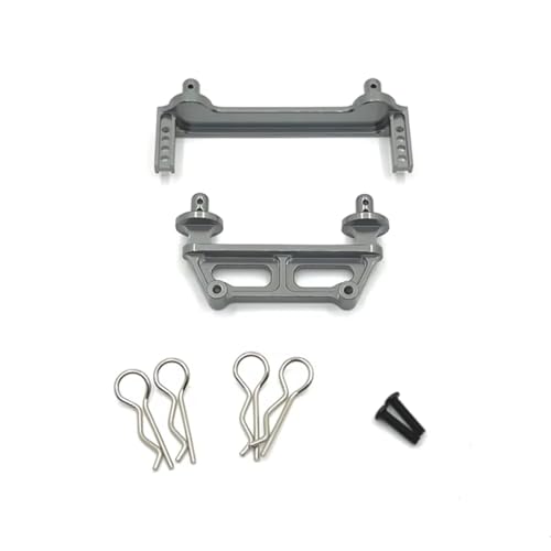 Rc Toys Accessories for MJX 16207 16208 16209 16210 H16 M162 M163 1/16 Metal Body Mount Post Shell Column RC Car Upgrade Replacements Accessories(Gray) - color: Gray