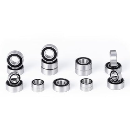 18pcs/Set Steel Rubber Sealed Bearings Kit for Tamiya M05&M06 Series | 1/10 RC Car Upgrade Parts